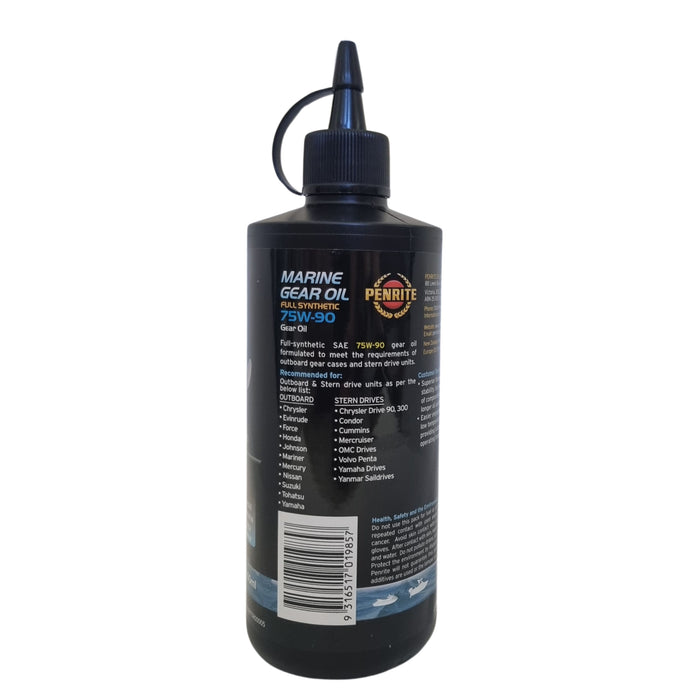 Penrite Marine Gear Oil Full Synthetic 75W-90 500ml