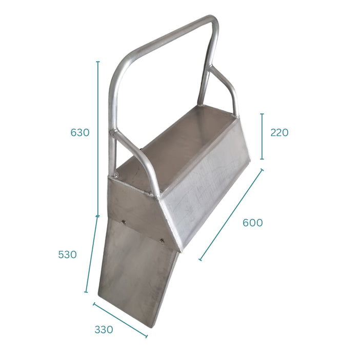 Aluminium Side Console with Long Leg