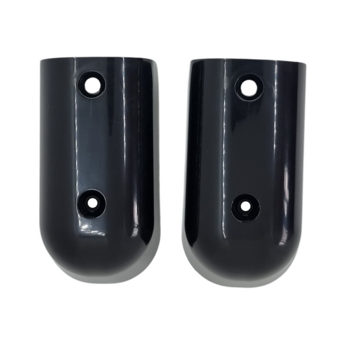 gunwale rubber end caps black top