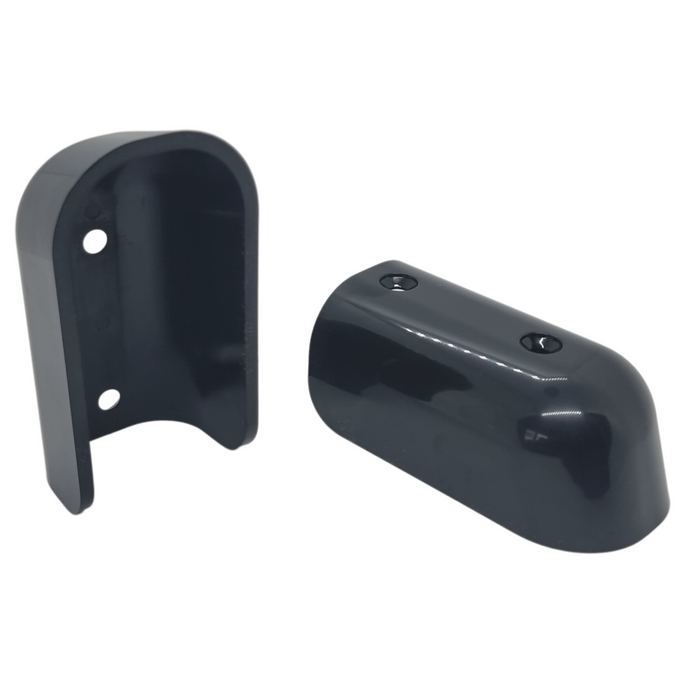gunwale rubber end caps black up down