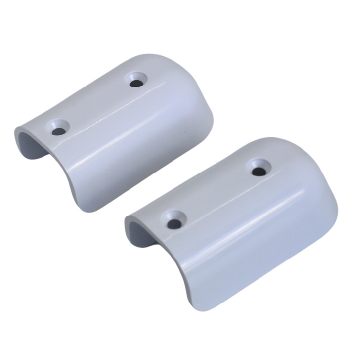 gunwale end caps white side by side
