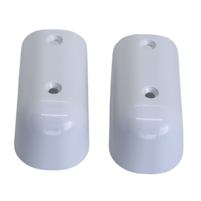 gunwale end caps white top