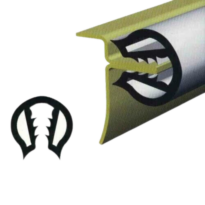 Gunwale Rubber Black Per Metre