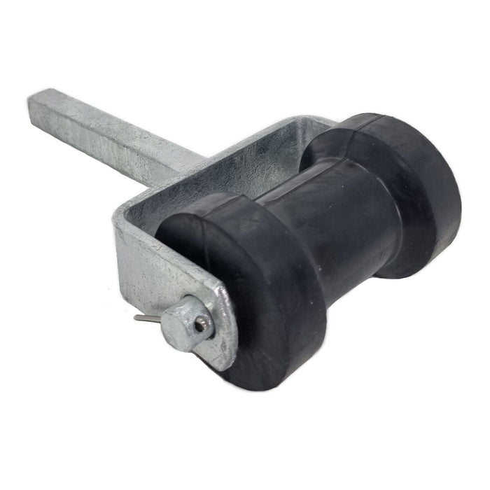 Boat Trailer Roller Assembly With Flat Bracket & Stem