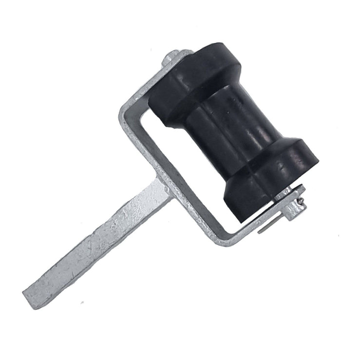 Boat Trailer Roller Assembly With Flat Bracket & Stem