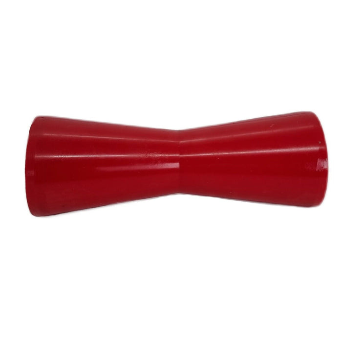 Concave Polyurethane Boat Trailer Roller Red 8" 203mm