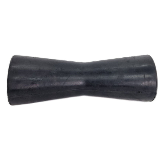 Concave Rubber Boat Trailer Roller Black 8" 203mm