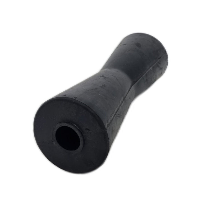 Concave Rubber Boat Trailer Roller Black 8" 203mm