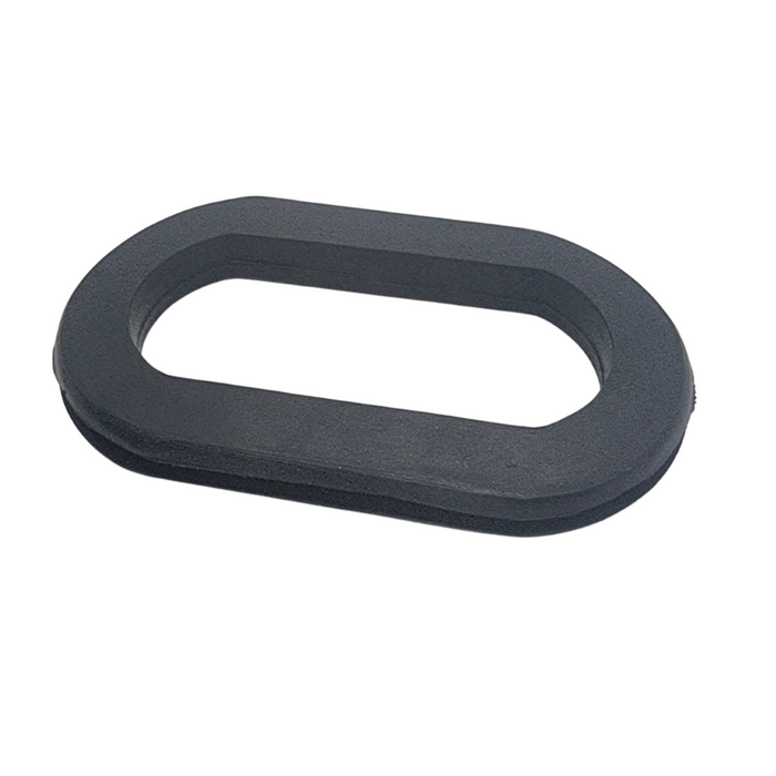 Black Rubber Oval Trim Ring