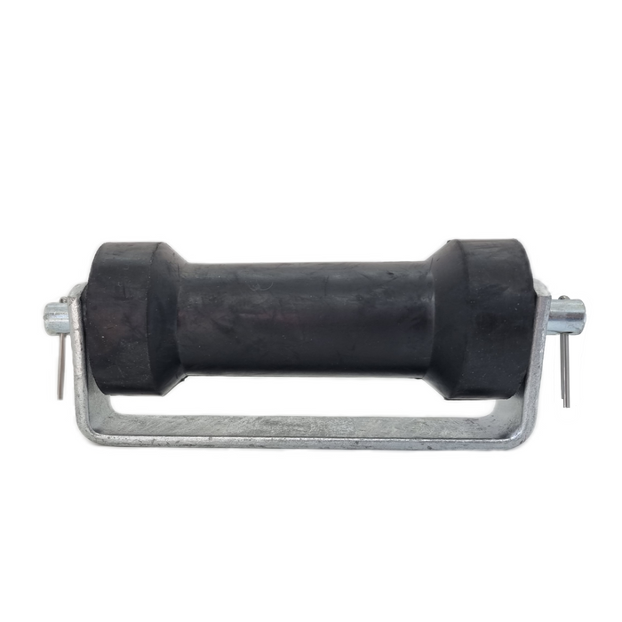 Boat Trailer Roller Assembly With Flat Bracket