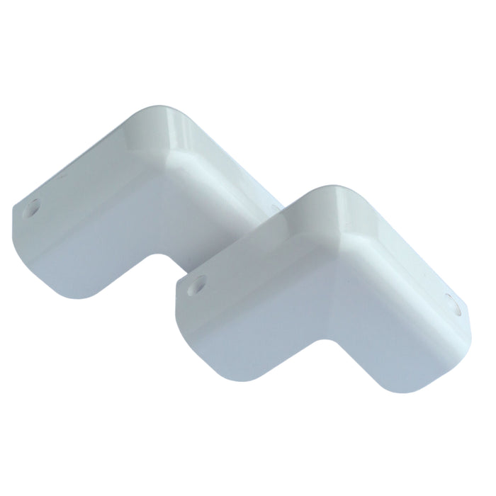 gunwale corner caps white 40mm up