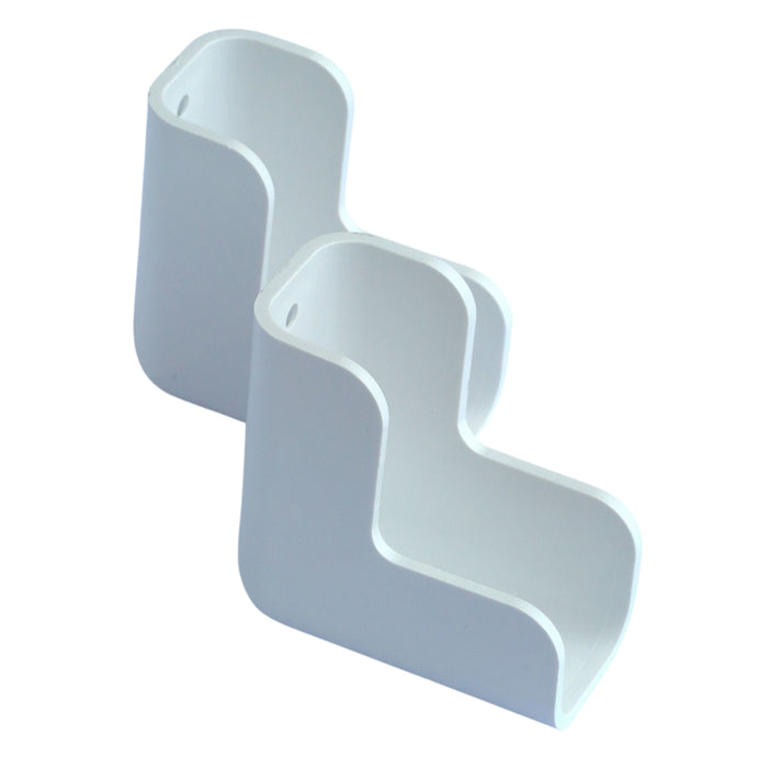 gunwale corner caps white 40mm inside