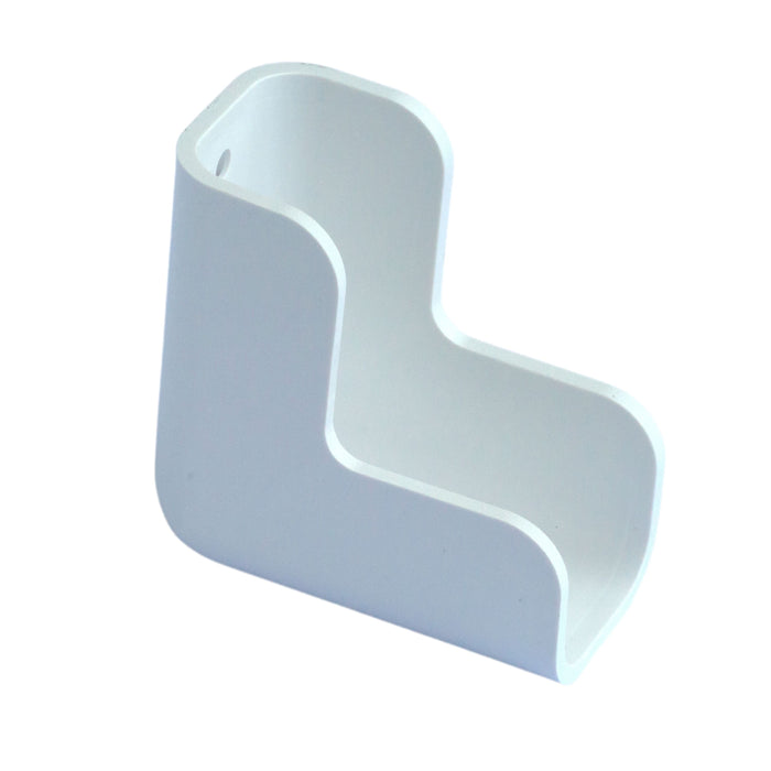 gunwale corner caps white 40mm single