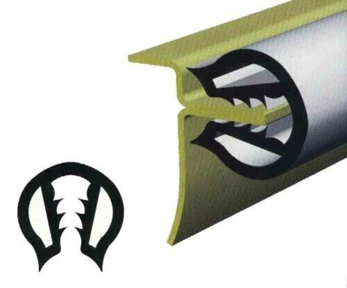 white gunwale rubber diagram