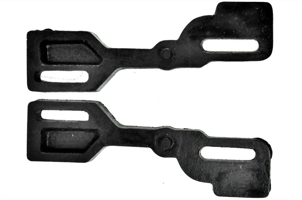 Outboard Motor Transom Wedge Black Pair