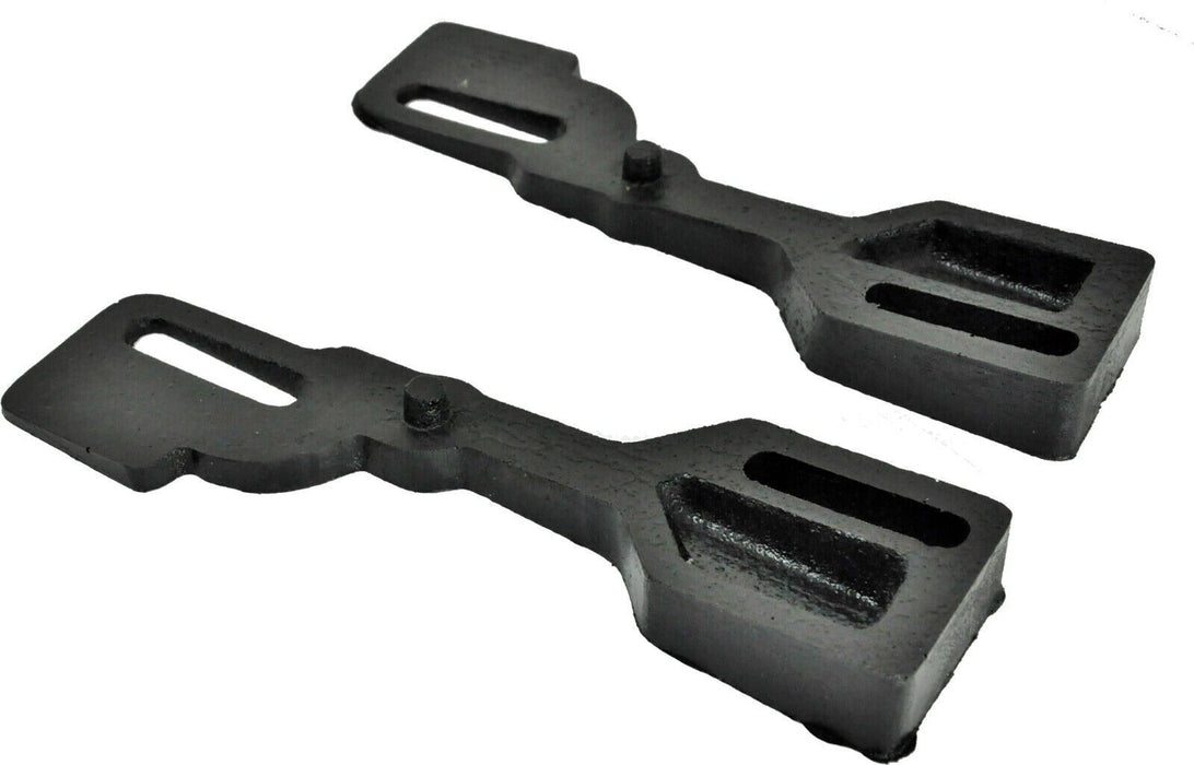 Outboard Motor Transom Wedge Black Pair