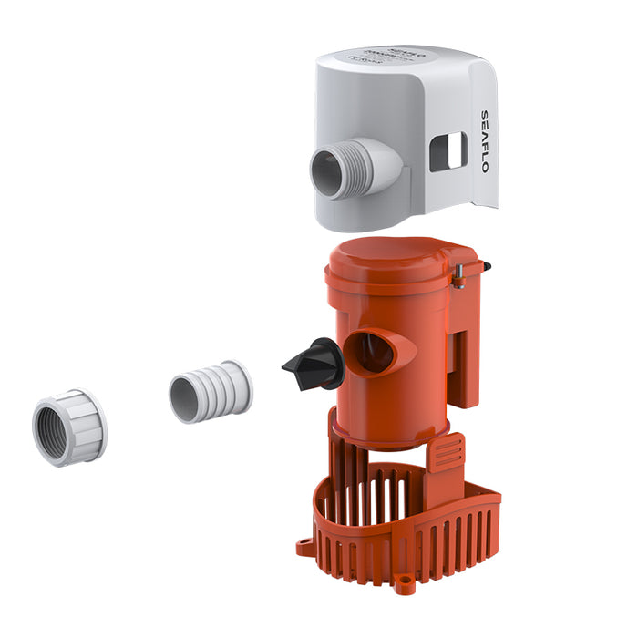 SEAFLO 12V 1500 GPH Automatic Bilge Pump | 17 Series Electronic Sensor