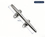 150mm 316 stainless slimline bar cleat with length callout