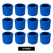 12 pack blue 4 inch smooth wobble rollers 20mm bore