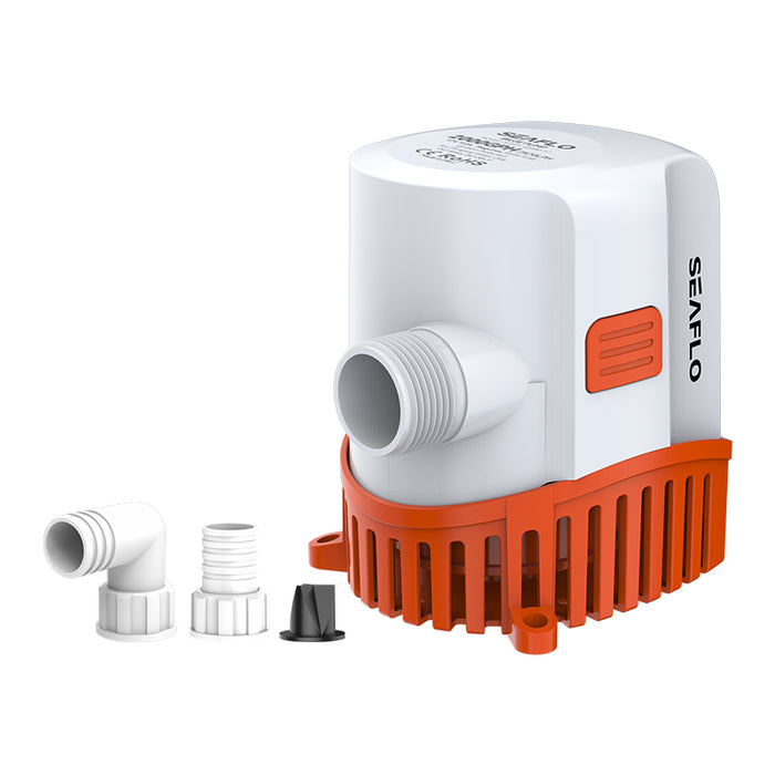 SEAFLO 12V 1500 GPH Automatic Bilge Pump | 17 Series Electronic Sensor