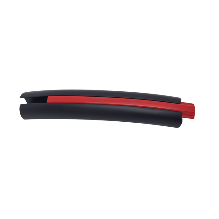 10 Metres Black Gunwale Rubber Base with Red Insert