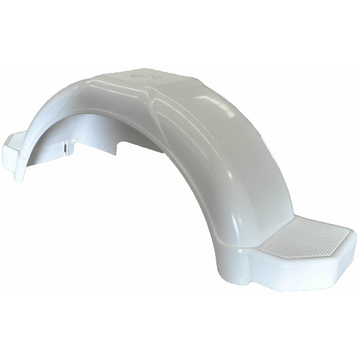 Plastic Trailer Mudguard White 13"