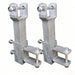 Pair: pair of 3 inch by 3 inch galvanised boat trailer skid brackets