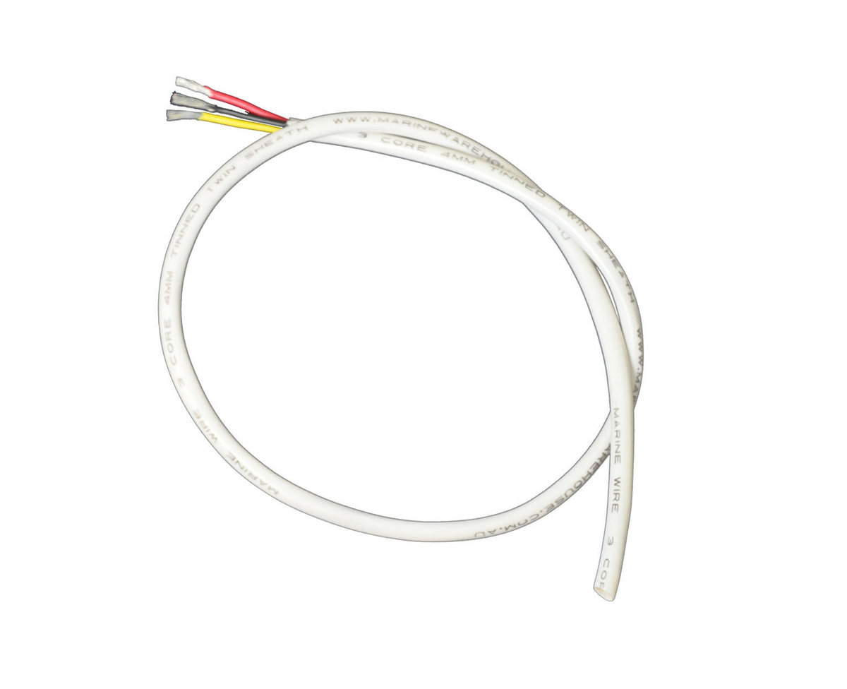 10 Metres Bilge Pump Wire Cable 3 Core 4mm — MW Boating