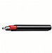 8 B&S tinned twin sheath marine battery cable cut end – black flat outer sheath, red and black cores, tinned copper