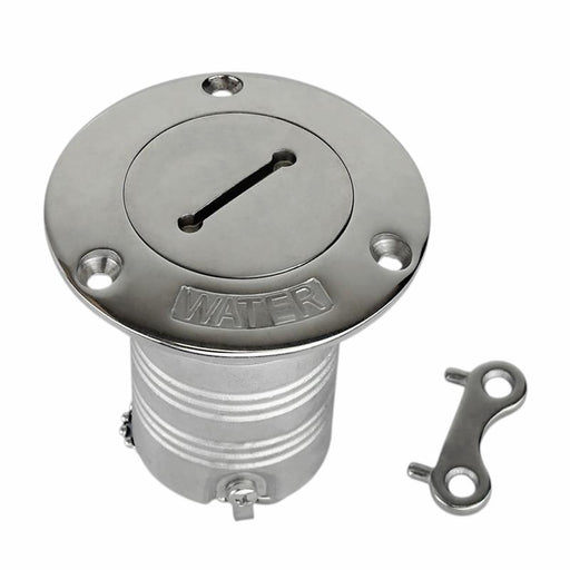 316 stainless water deck filler 38mm 1.5 inch with key and chain