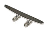 316 stainless low profile boat cleat 200mm 4-hole