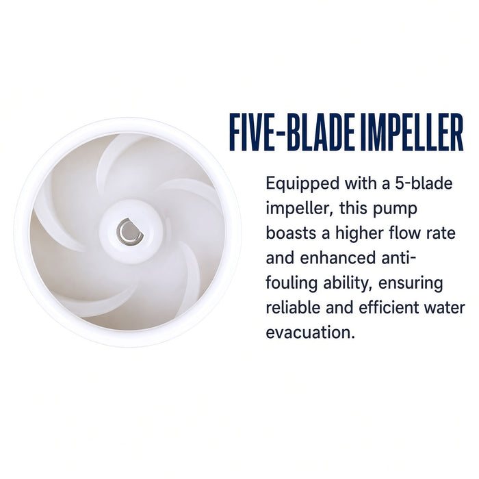 SEAFLO Auto Bilge Pump 750 GPH 12V – Built-in Float Switch