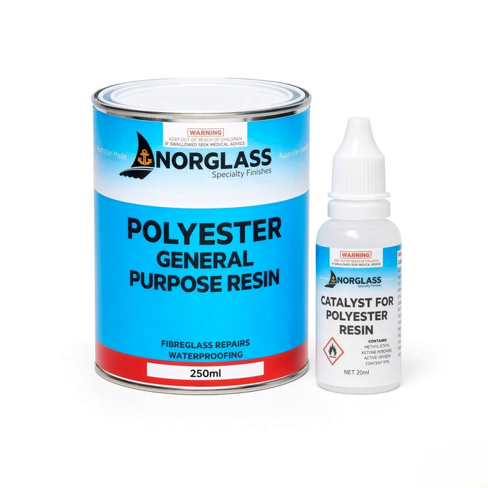 Norglass Polyester Resin & Catalyst Kit 250ml + 20ml
