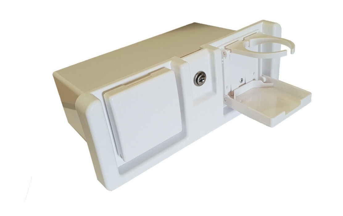 Glove Box 2 Drink Holders With Lock