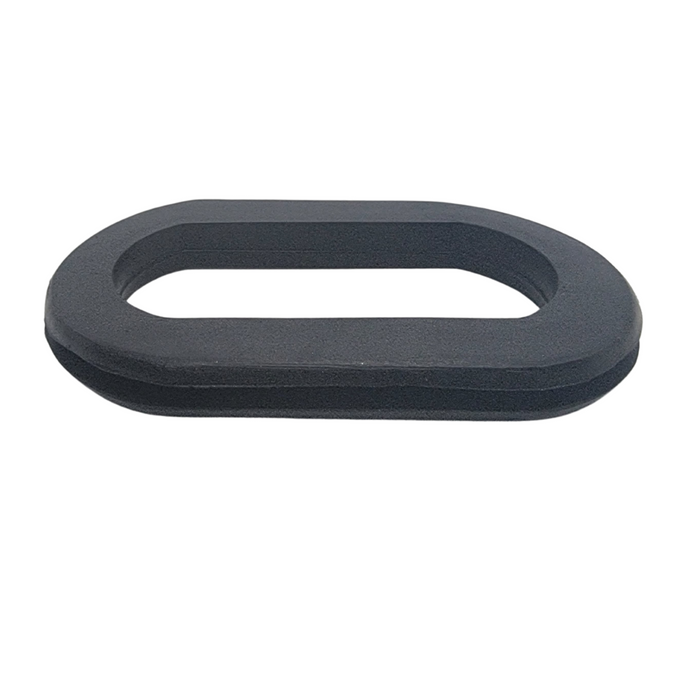 Black Rubber Oval Trim Ring