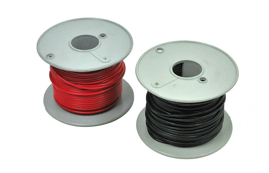 10 Metres 4mm Red and Black Marine Tinned Wire Combo (20M Total)